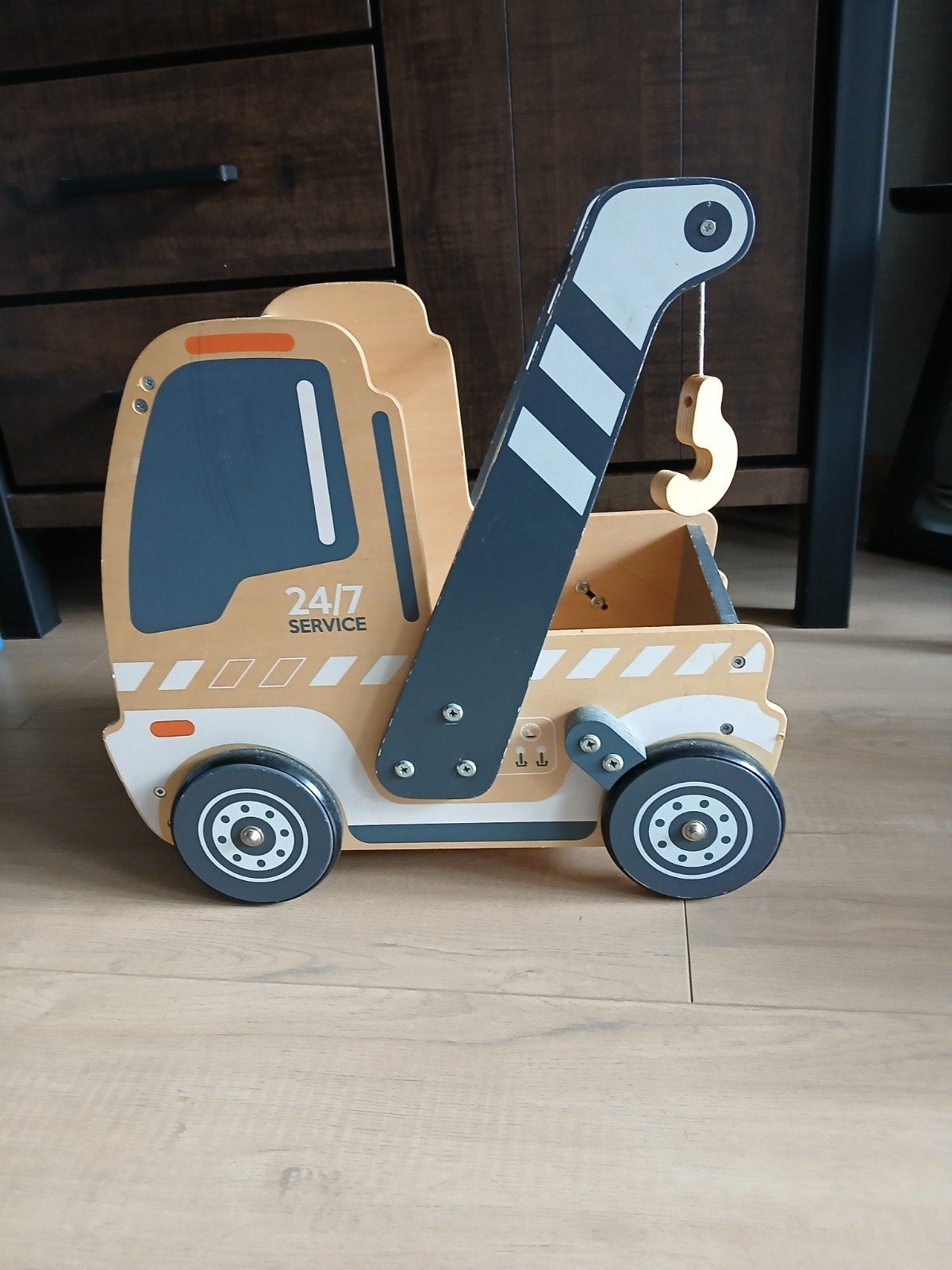Leuke loopauto, Ophalen