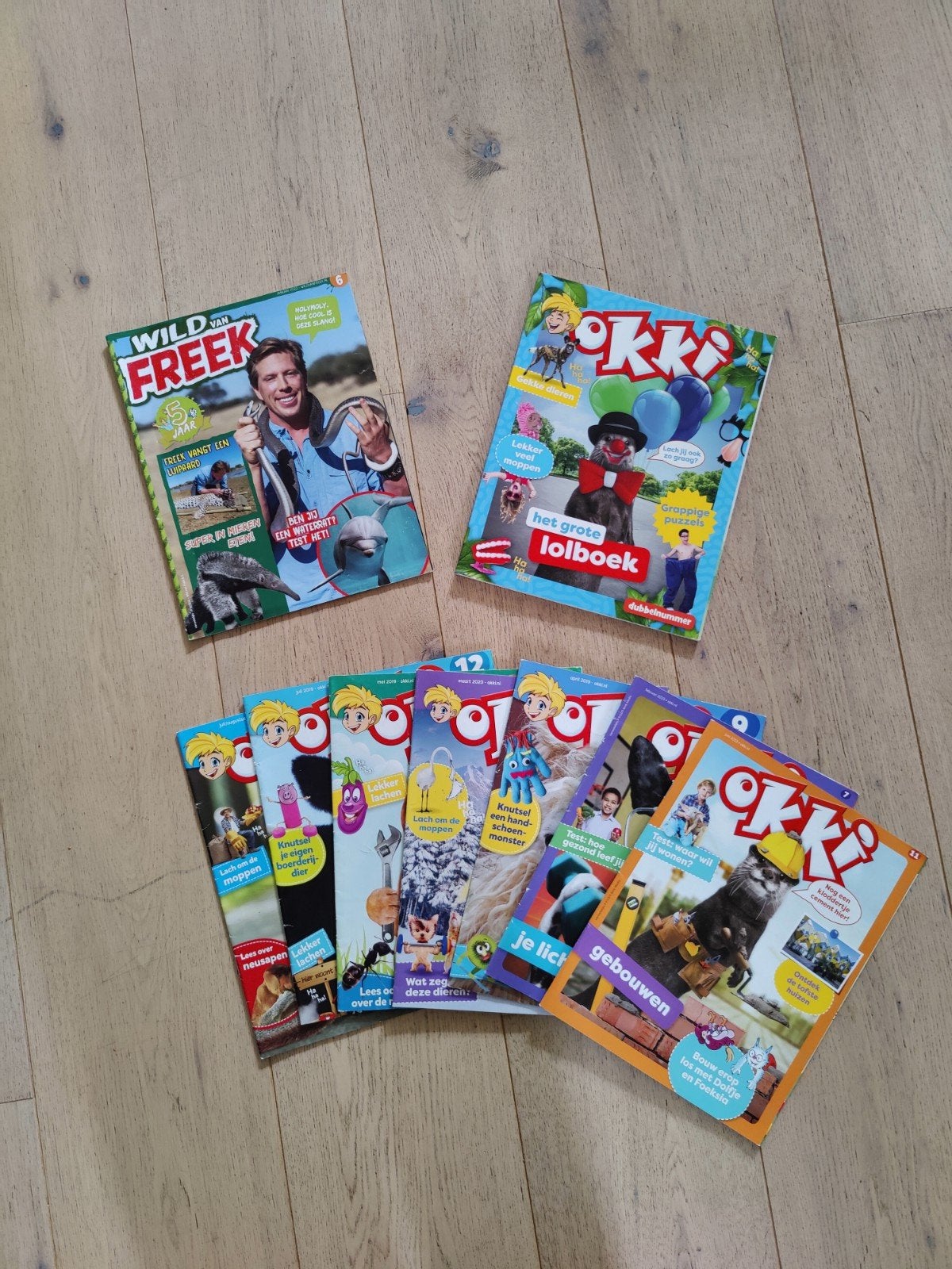 Okki tijdschriften en 1 Wild van Freek (Vonk) tijdschrift, Boeken, Ophalen, Gelezen, Overige typen