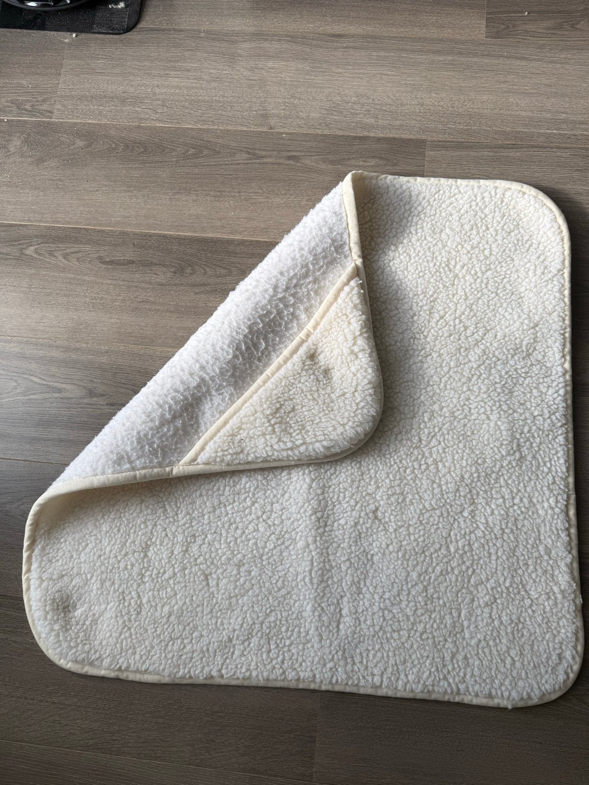 100% Merino Wollen Deken Off-White 80x80cm met Hoofddeel, Kinderen en Baby's, Ophalen, Gebruikt, Overige merken, Ademend