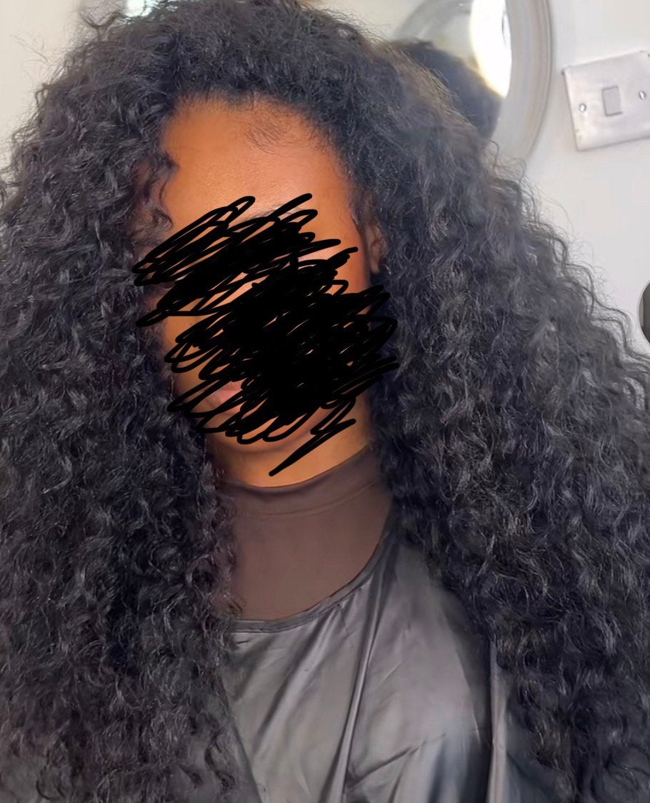 Crochets Krullend  Haar!, Ophalen of Verzenden, Gebruikt, Pruik of Haarverlenging