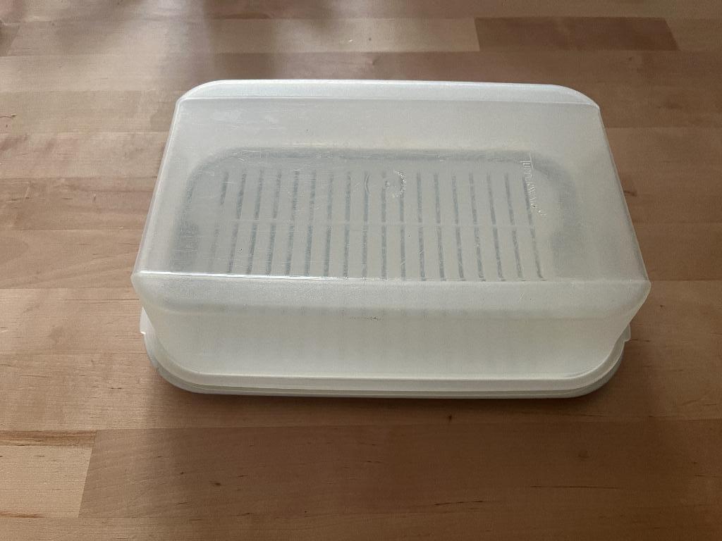 Tupperware, Doos brood kaas vlees, Botervloot, Ophalen, Zo goed als nieuw