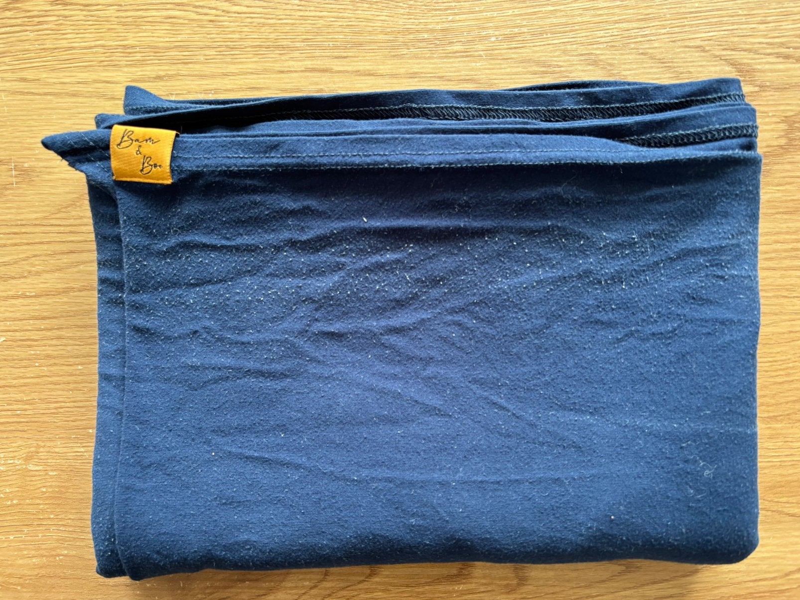 Draagdoek Bam&Boe donkerblauw, Kinderen en Baby's, Babydragers en Draagdoeken, Overige merken, Draagdoek, Gebruikt, Ophalen of Verzenden