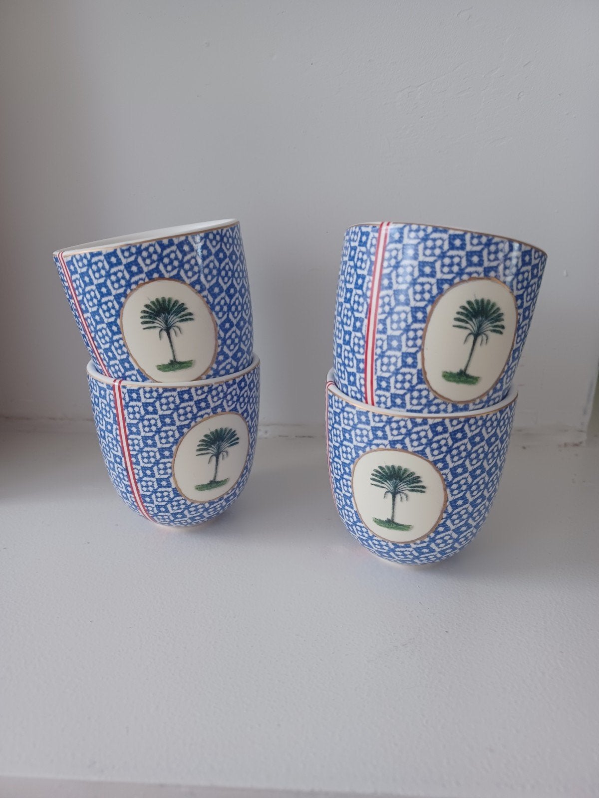 Set van 4 Pip Studio espresso kopjes, Huis en Inrichting, Ophalen, Pip Studio, Zo goed als nieuw, Modern
