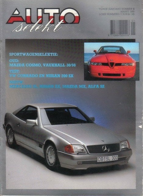 Autoselekt 3 1989 : Nissan 300ZX / 200SX - VW Corrado - Alfa, Ophalen of Verzenden, Gelezen, Algemeen
