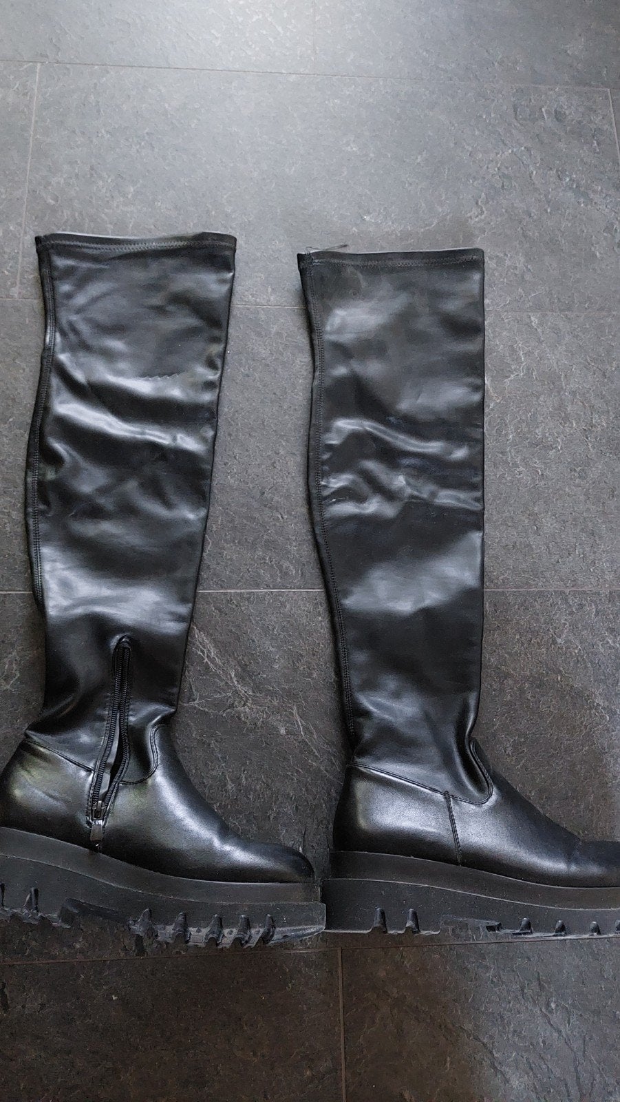 Cosplay laarzen maat 39, Ophalen of Verzenden, Nieuw, Zwart, Hoge laarzen