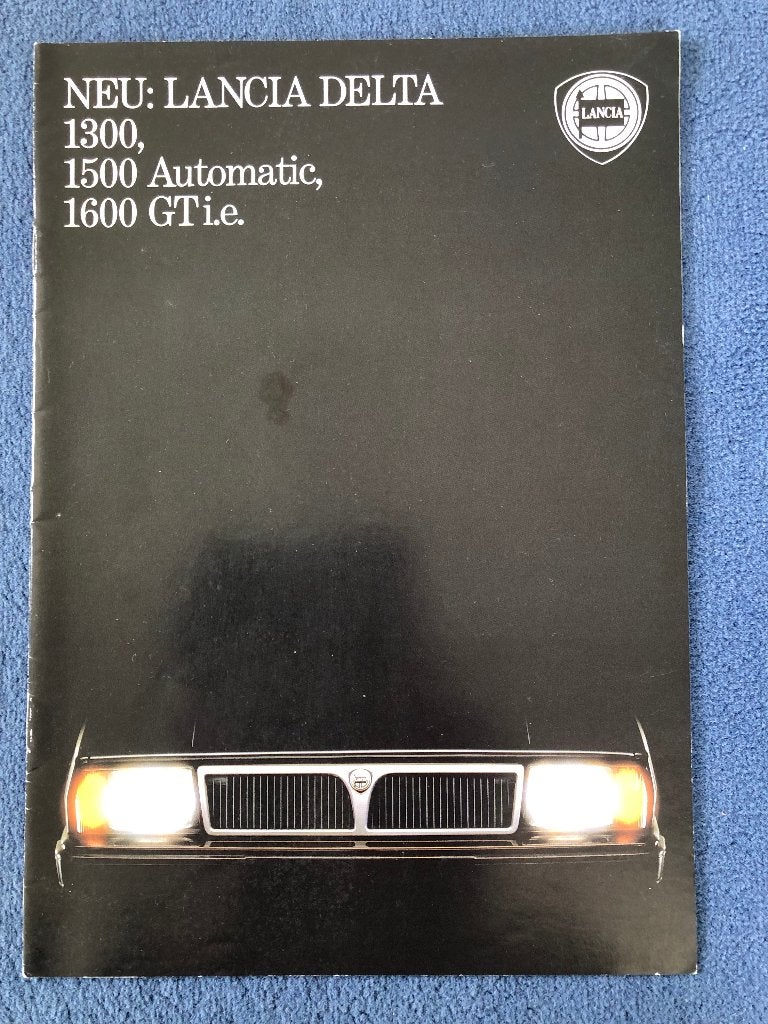 Lancia Delta folder - Neu: Lancia Delta 1300, 1500, 1600 GT, Nieuw, Ophalen of Verzenden, Overige merken, Lancia