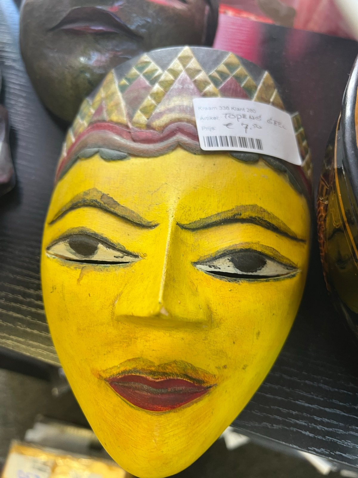 Diverse Indonesische Houten Maskers - Handgesneden Topeng, Hout, Masker, Handgemaakt, Ophalen of Verzenden