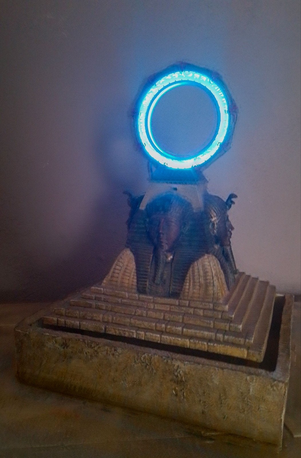 Uniek Stargate Piramide Diorama met LED Stargate!, Ophalen of Verzenden, Zo goed als nieuw
