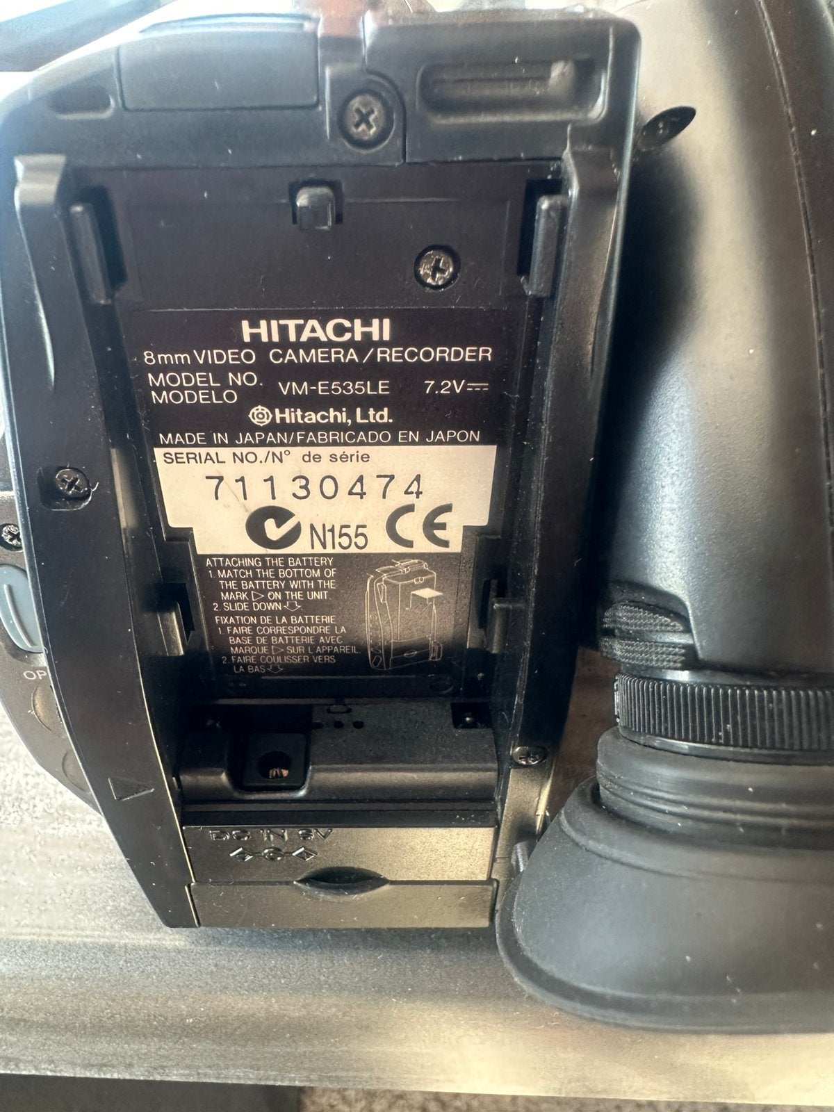 Hitachi camcorder, Audio, Tv en Foto, Videocamera's Digitaal, Gebruikt, Overige soorten, Ophalen of Verzenden, 8 tot 20x