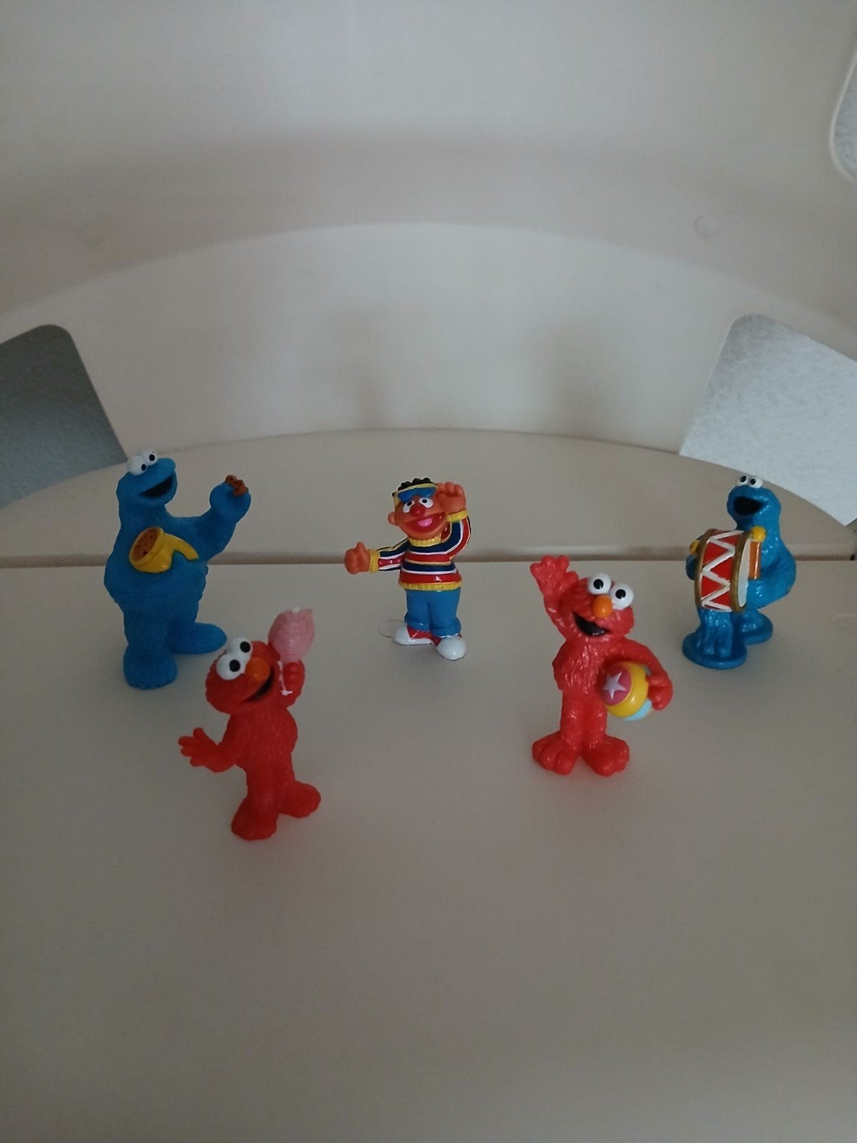 Sesamstraat figuurtjes 5 stuks., Ophalen of Verzenden, Zo goed als nieuw