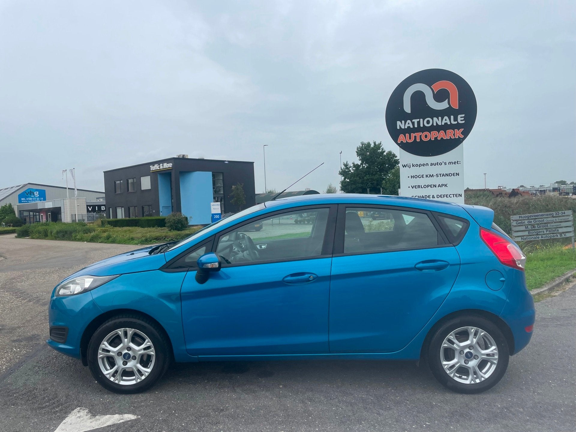 Ford Fiesta | 2014 | 1.0 Style | Export en Handel | APK, Euro 5, 525 kg, Blauw, 23 km/l