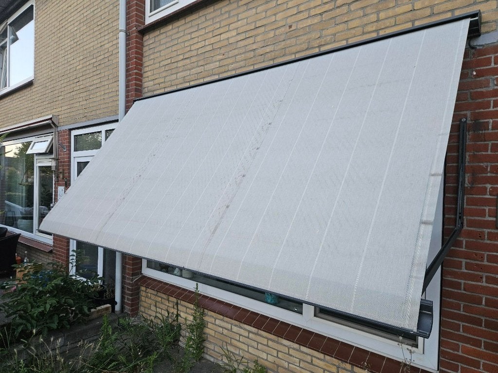 Elektrisch zonnescherm, Tuin en Terras, Zonneschermen, Ophalen, Gebruikt, Elektrisch, 150 tot 300 cm