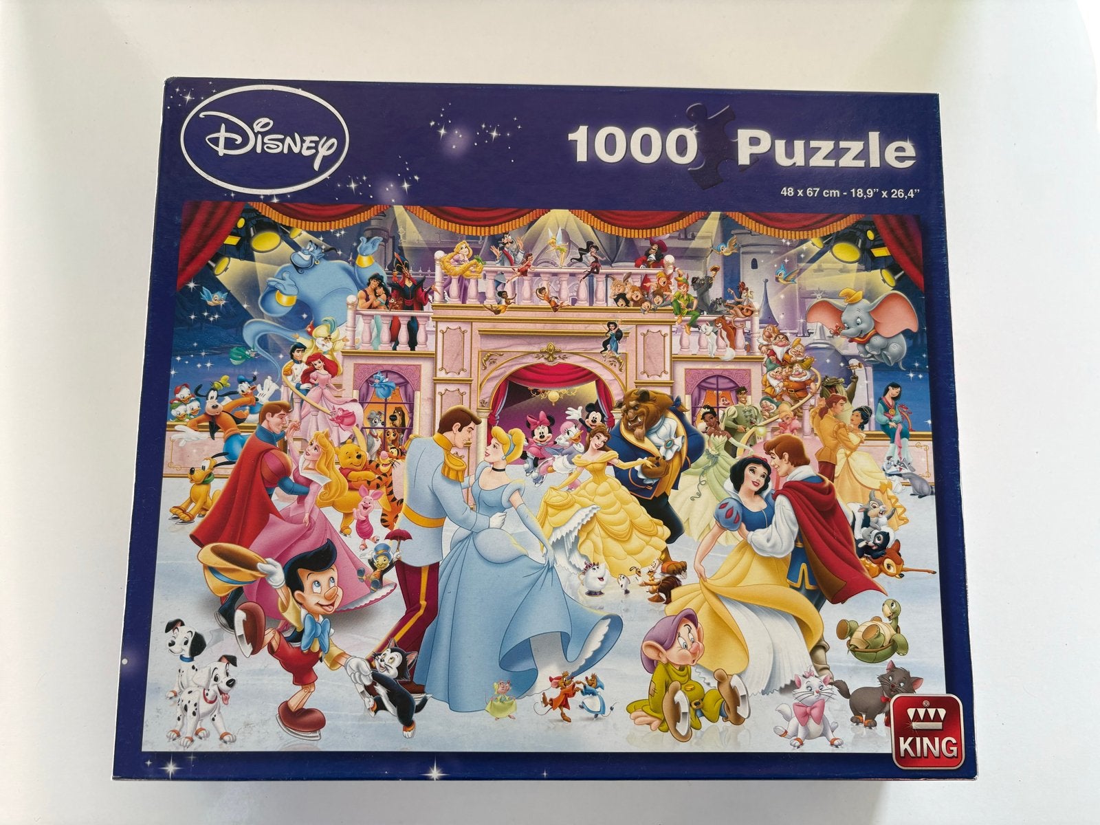 Disney 1000 Stukjes Puzzel - Sprookjesfiguren, Ophalen, Meer dan 50 stukjes, Gebruikt, 6 jaar of ouder