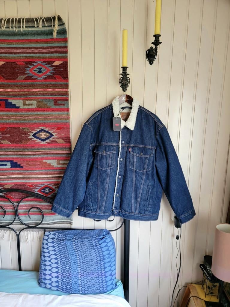 Fantastische, originele NIEUWE Levi's jeans jas, 2XL/3XL, Blauw, Nieuw, Overige maten, Ophalen of Verzenden