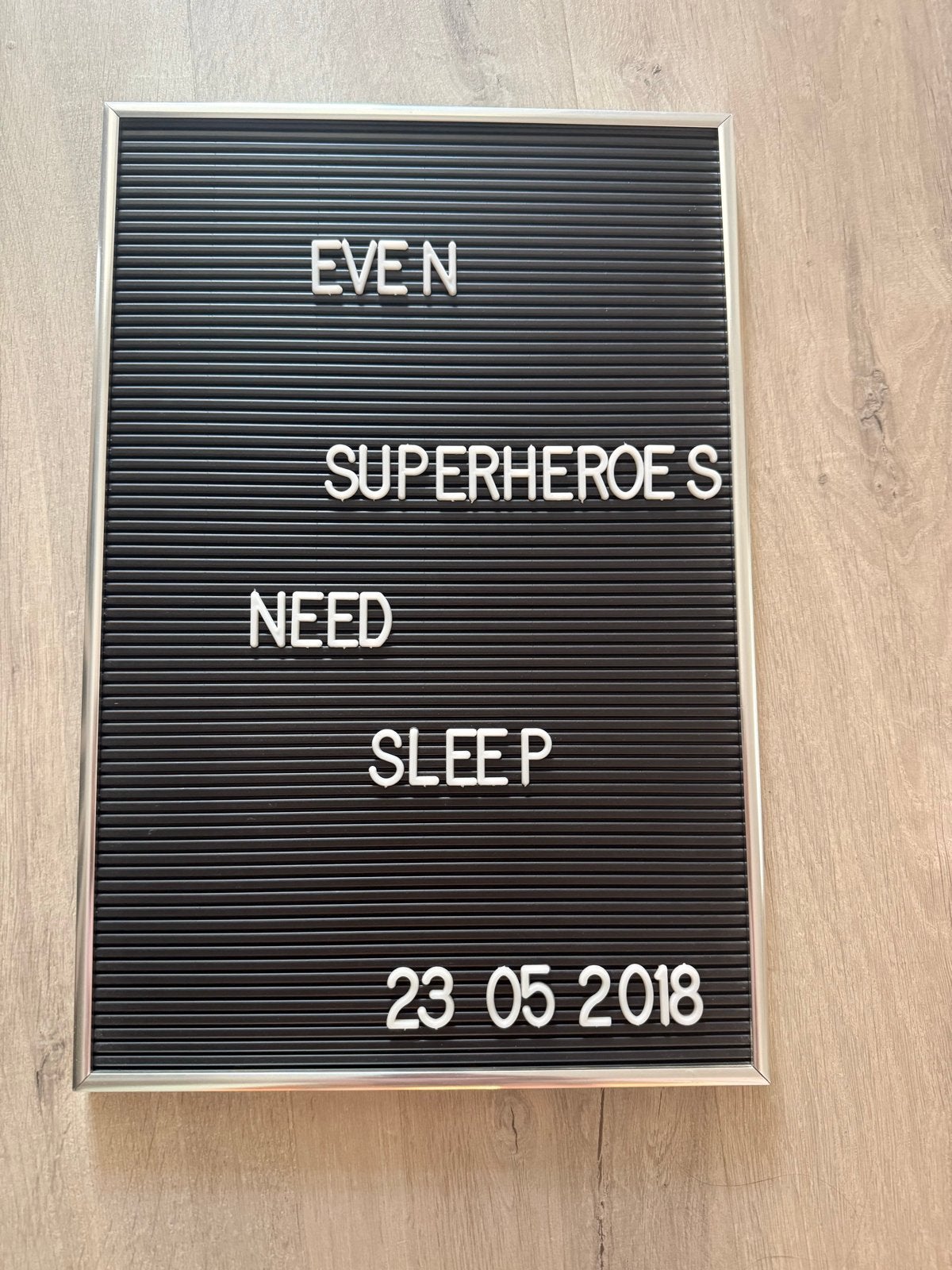 Letterbord met letters - Zwart/Wit, Ophalen, Zo goed als nieuw, Overige typen