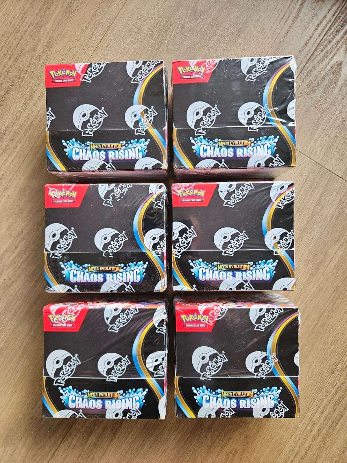 Pokémon TCG Mega Evolution Chaos Rising Boosterboxen, Ophalen of Verzenden, Nieuw, Boosterbox, Foil