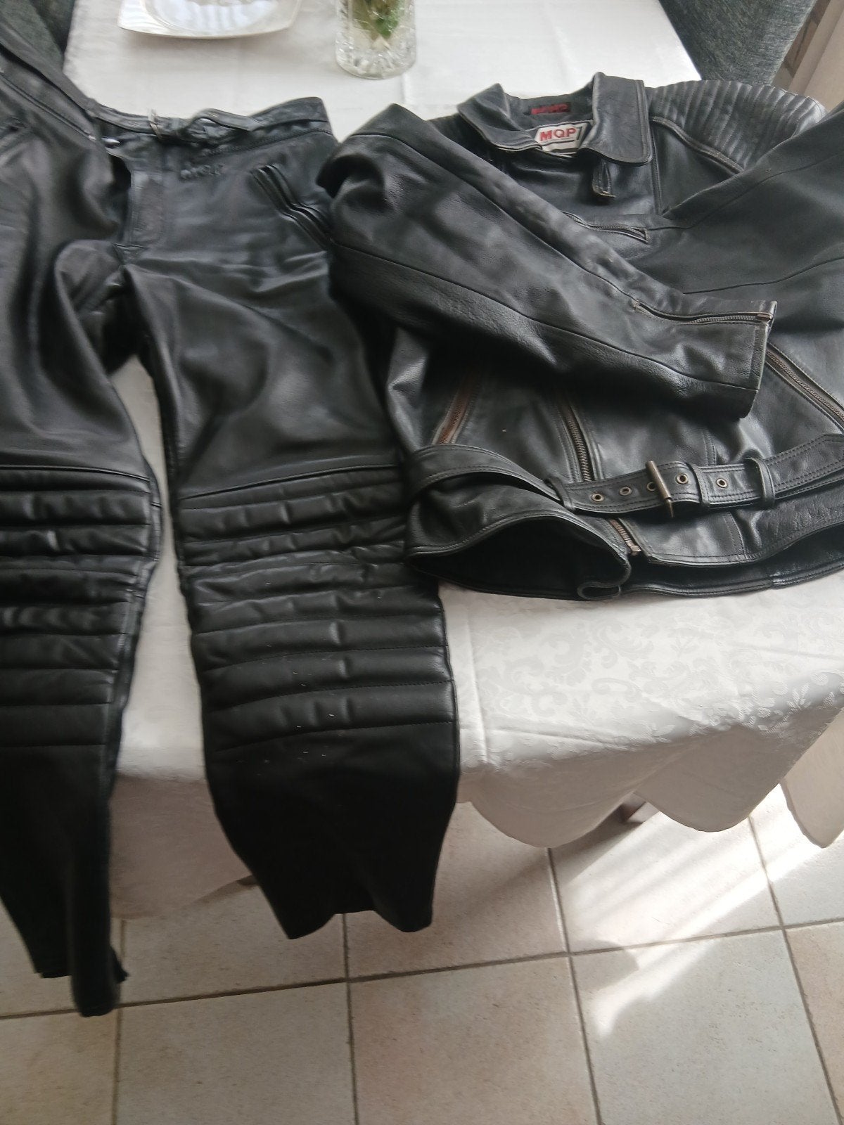 MQP Leren Motorpak - Jas en Broek, Heren, MQP, Jas | leer, Ophalen of Verzenden