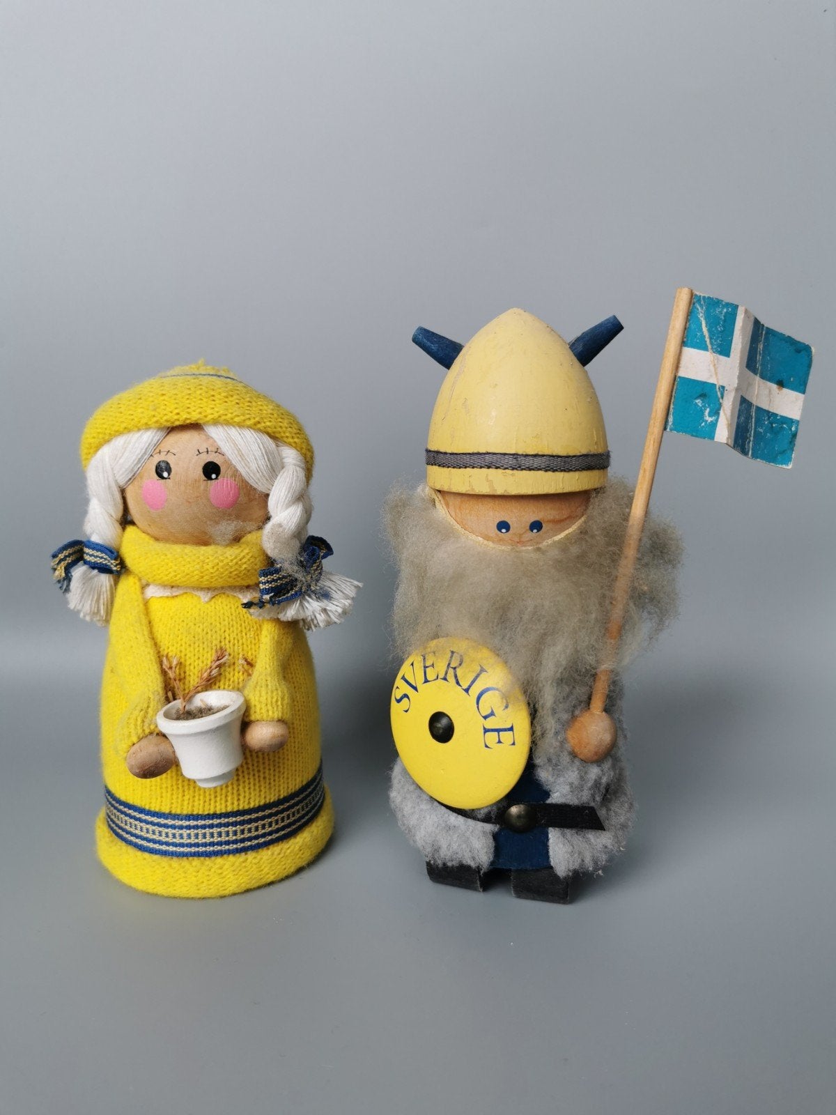 Retro Vintage beelden Viking Zweden Scandinavisch design, Verzenden