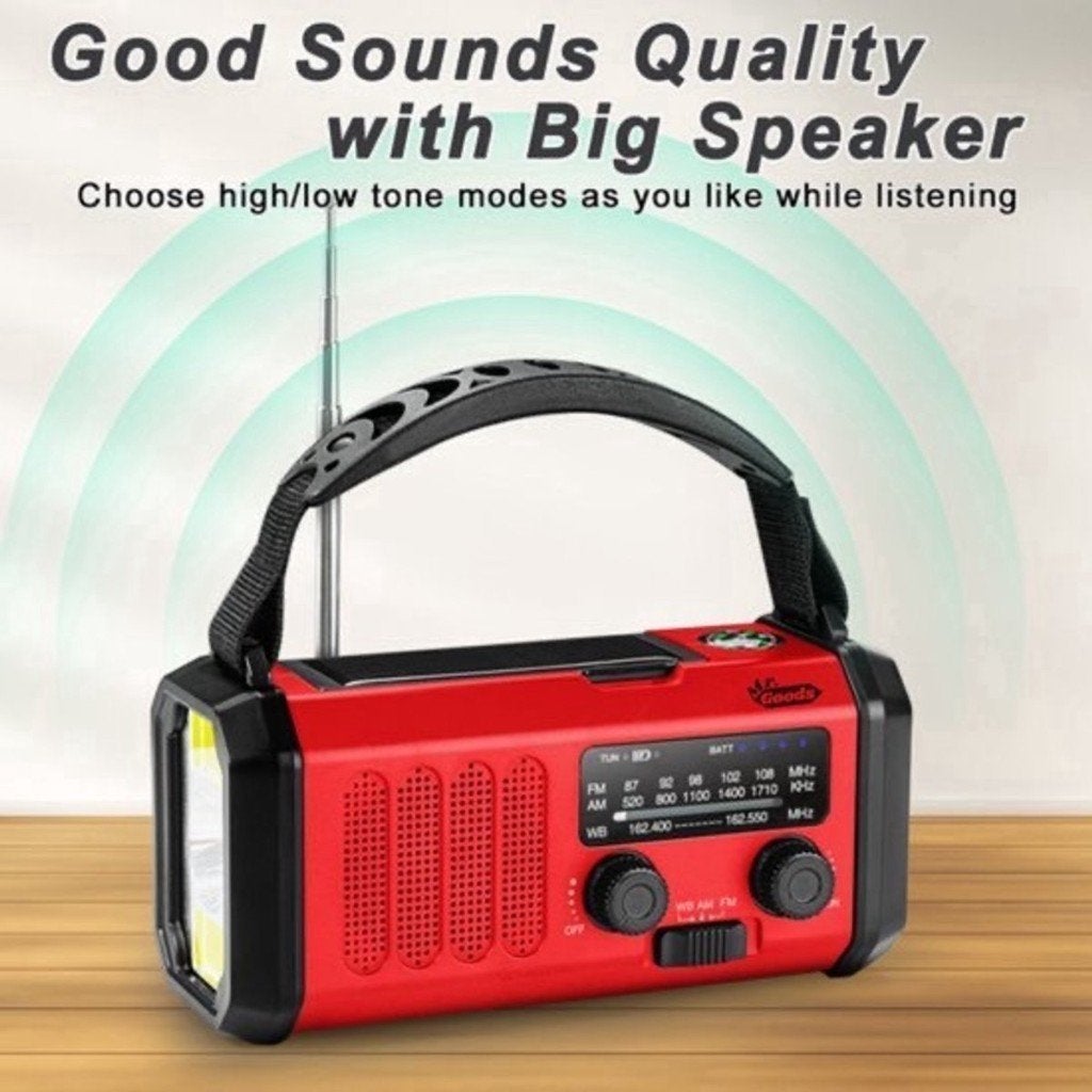 noodradio 10.000 rood, Theodoor Colenbranderhof 9, 3059LC Rotterdam, Nederland, Info@currentcomponents.nl, Nieuw, Ophalen of Verzenden