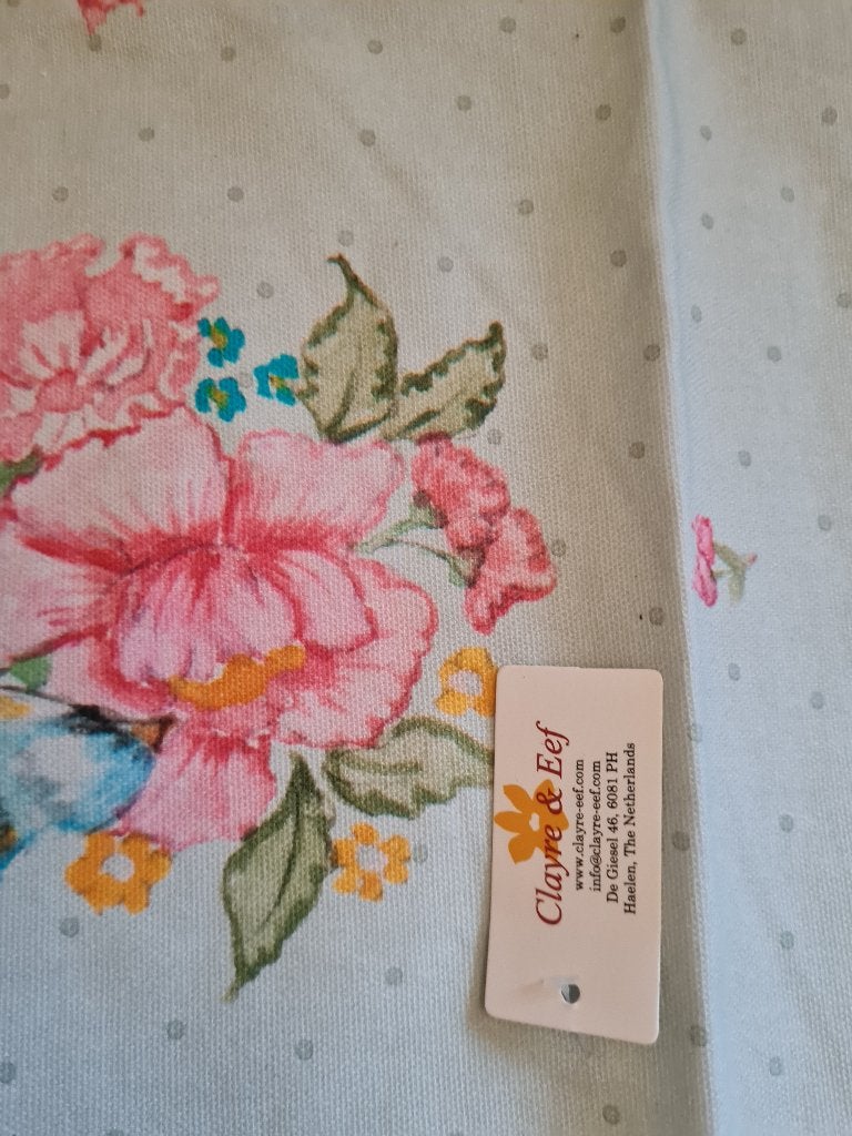 Nieuwe theedoek merk Clayre & Eef laatste 2 op=opruiming, Heikant 21 Kaatsheuvel, Katoen, Belle Vieille Brocante, Nieuw