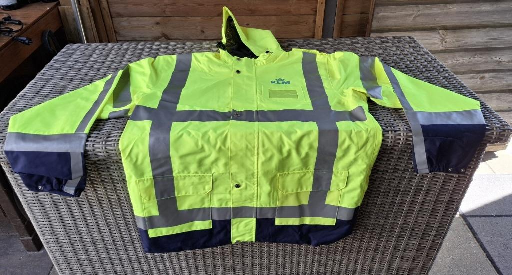 Veiligheidsjas - High-Visibility Werkjas (KLM), Tuin en Terras, Klm, Dames, Nieuw, Ophalen of Verzenden