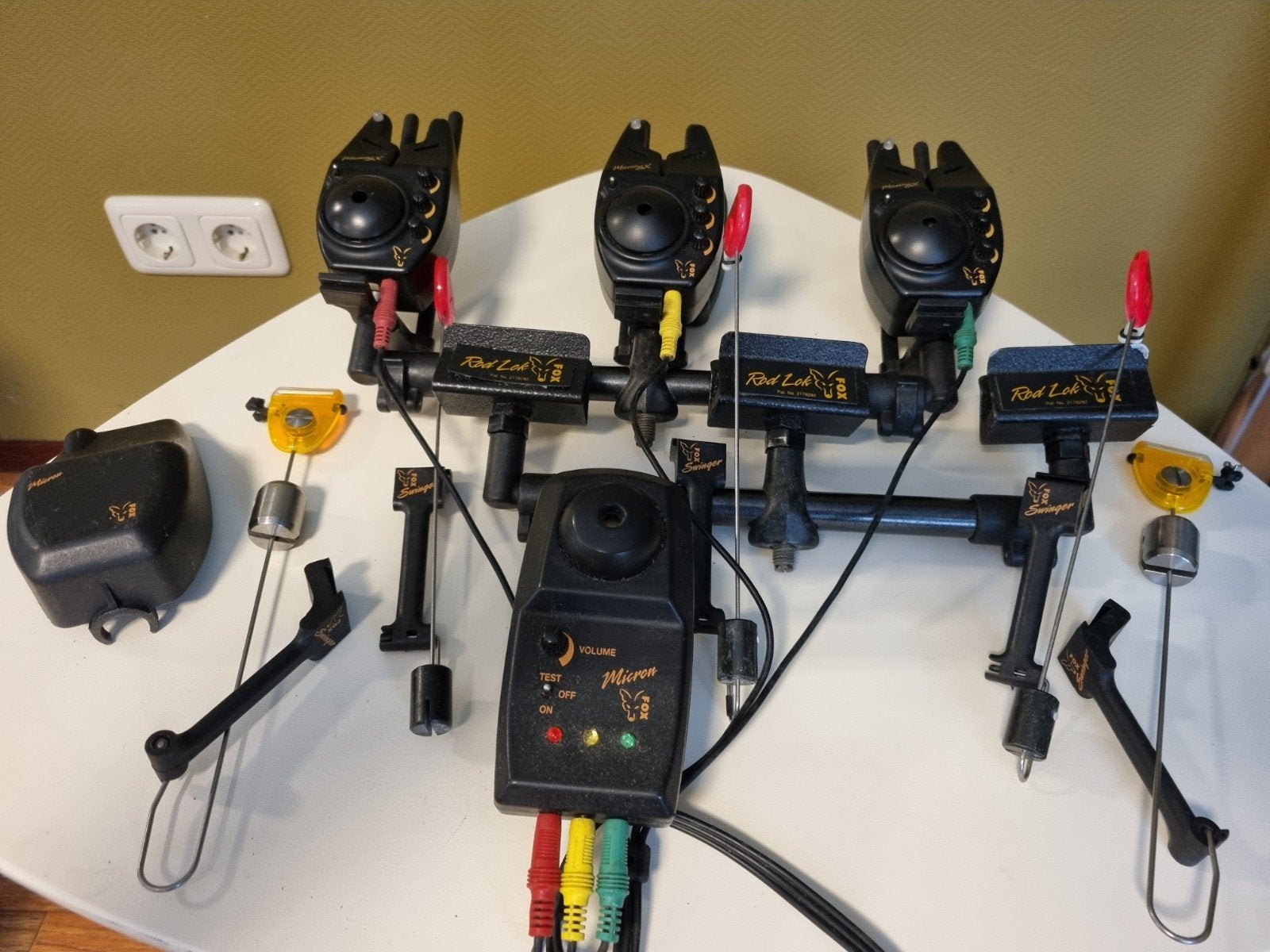 Fox Micron SX complete set toebehoren, Watersport en Boten, Hengelsport | Karpervissen, Ophalen of Verzenden