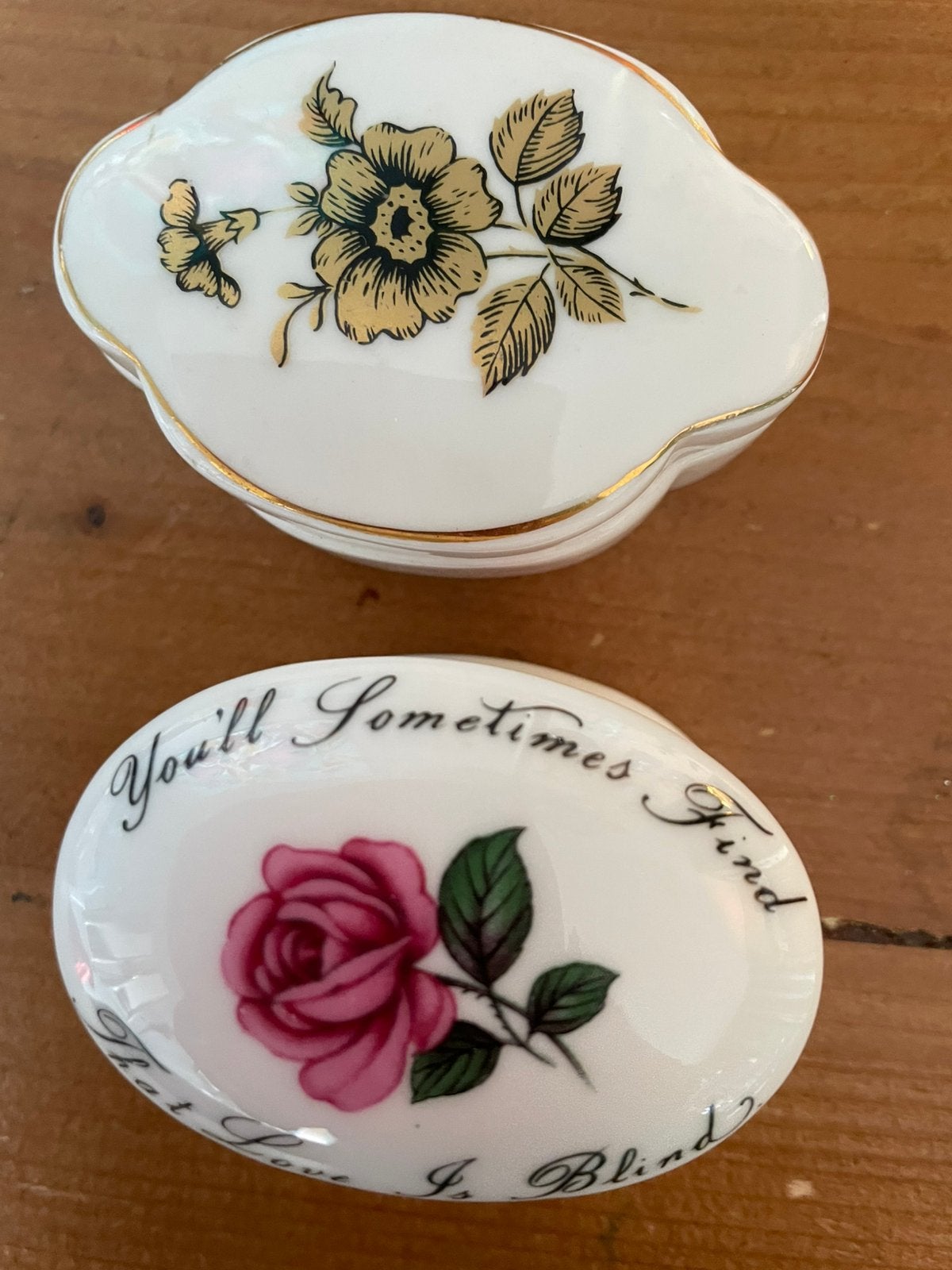 2 Royal Adderley doosjes. Zie beschrijving, Antiek en Kunst, Ophalen of Verzenden