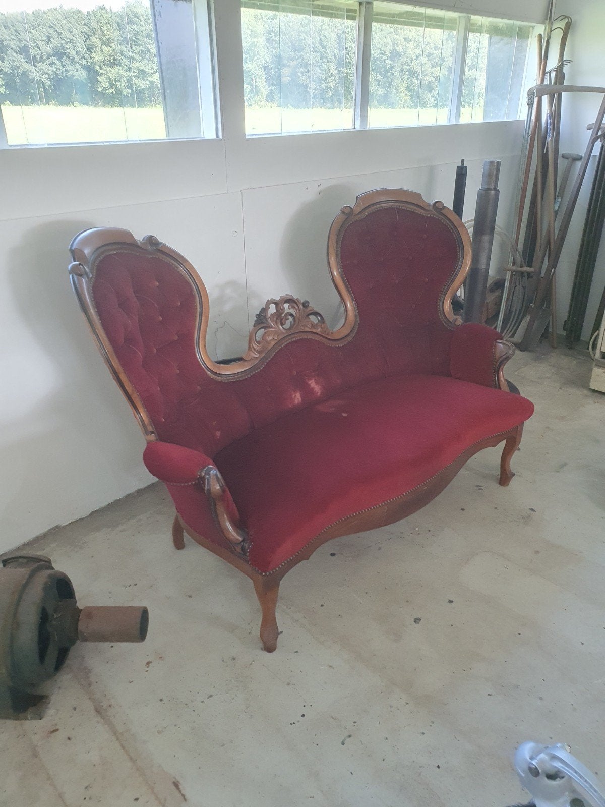 Hollands Biedermeier bank, Ophalen, Zo goed als nieuw