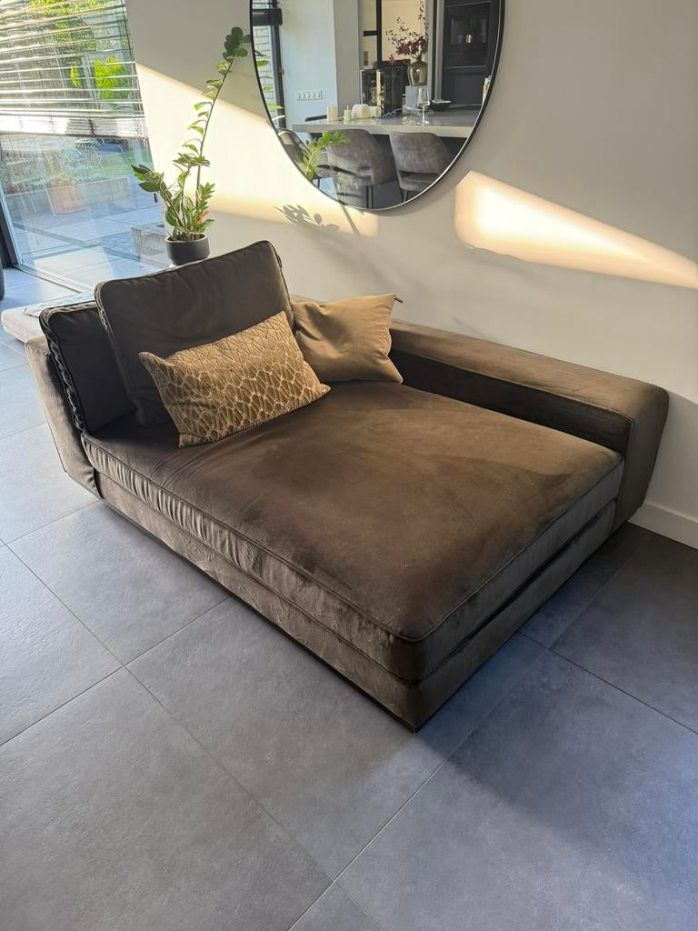 PTMD New block launge Velvet donker groen, Ophalen, Zo goed als nieuw