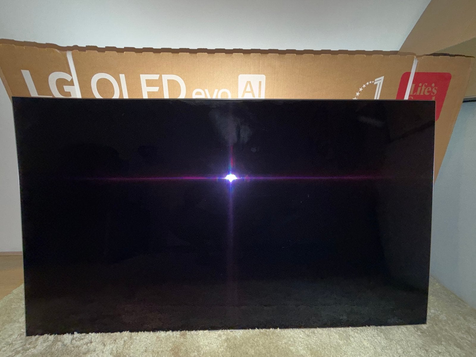 LG G2 OLED55G26LA 55 inch OLED evo 4K Smart TV, Ophalen, Gebruikt, 100 cm of meer, 4k (UHD)
