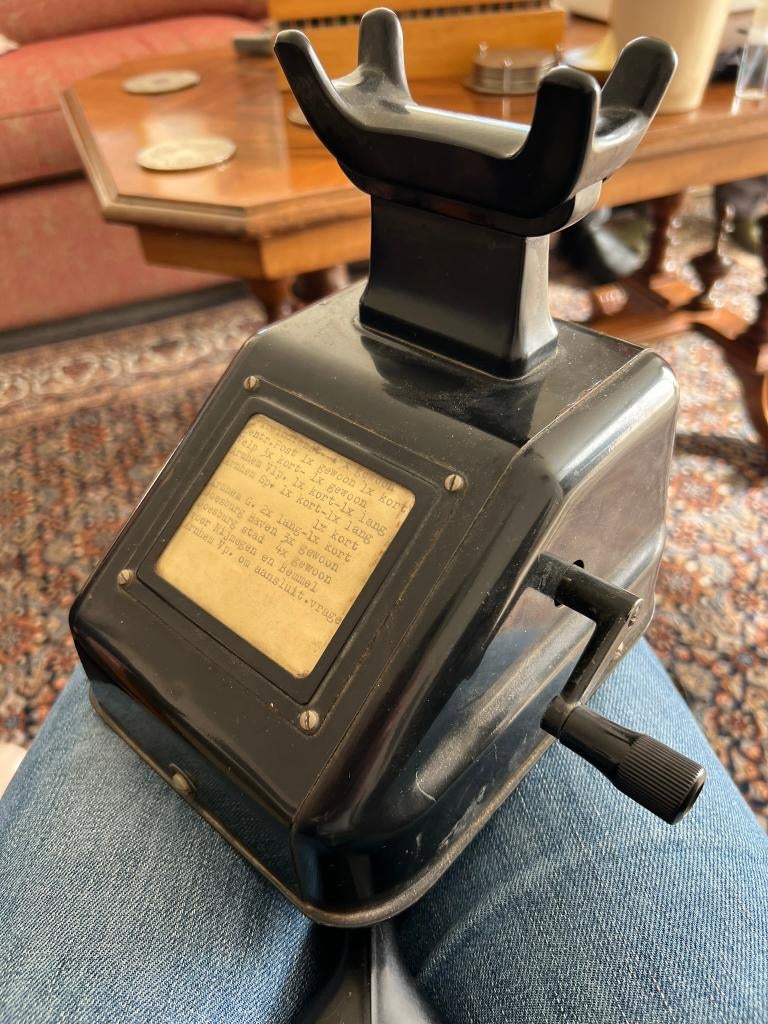 telefoontoestel vintage slinger OB33, Telecommunicatie, Vaste telefoons | Niet Draadloos, Ophalen, Gebruikt, Bakeliet