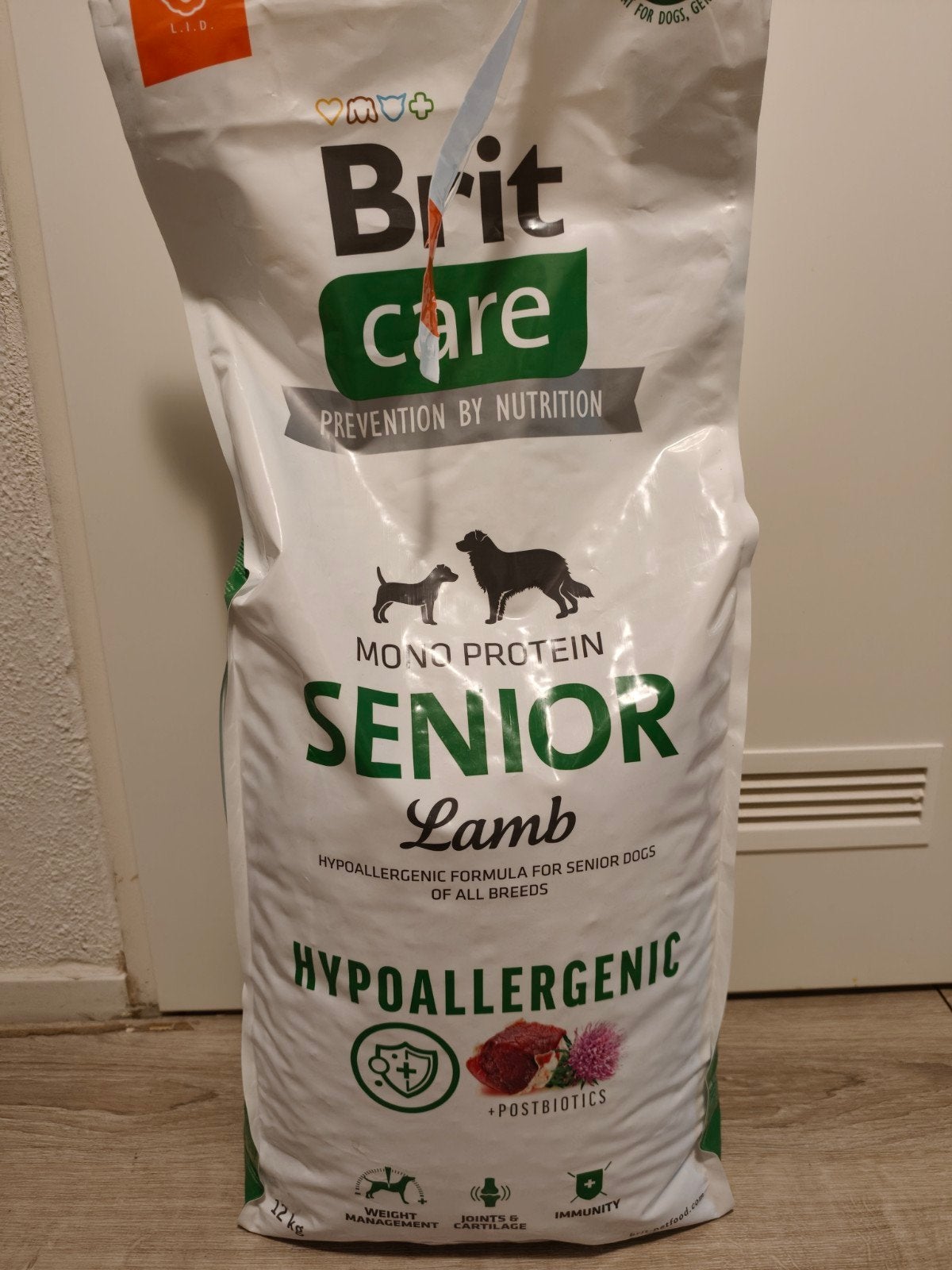 Brit senior hondenvoer ruim 10 kg graanvrij, Ophalen, Hond