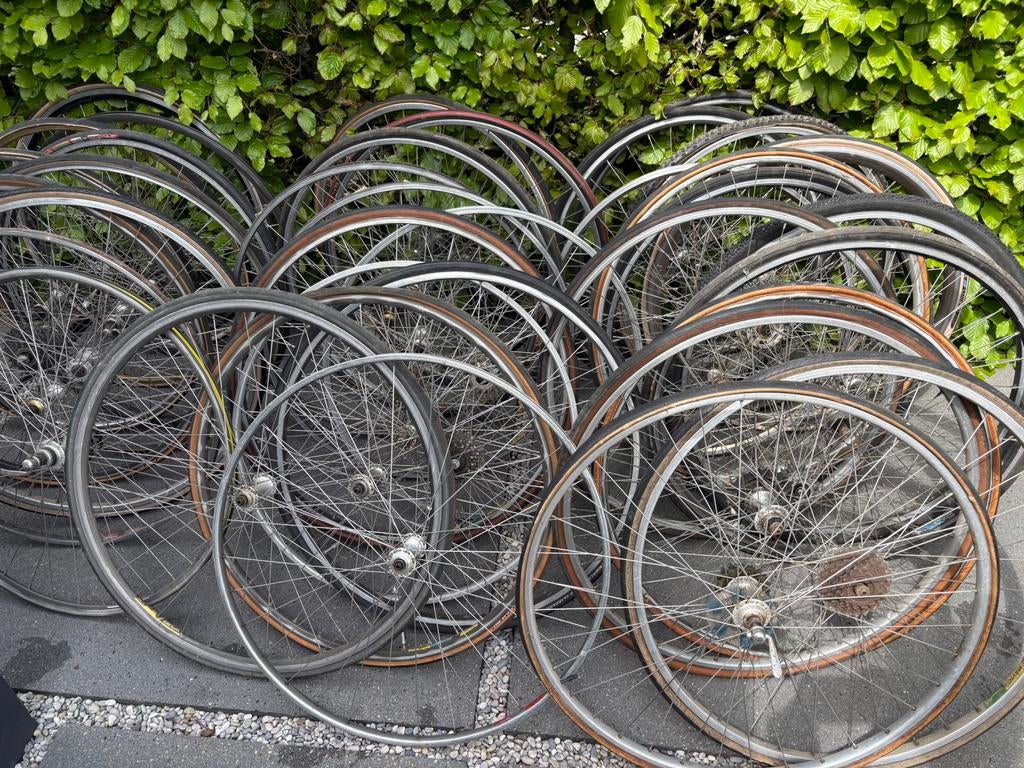 36 retro wielen, Mavic, Campagnolo, Shimano, Wolber, Nisi, 55 tot 59 cm, Ophalen