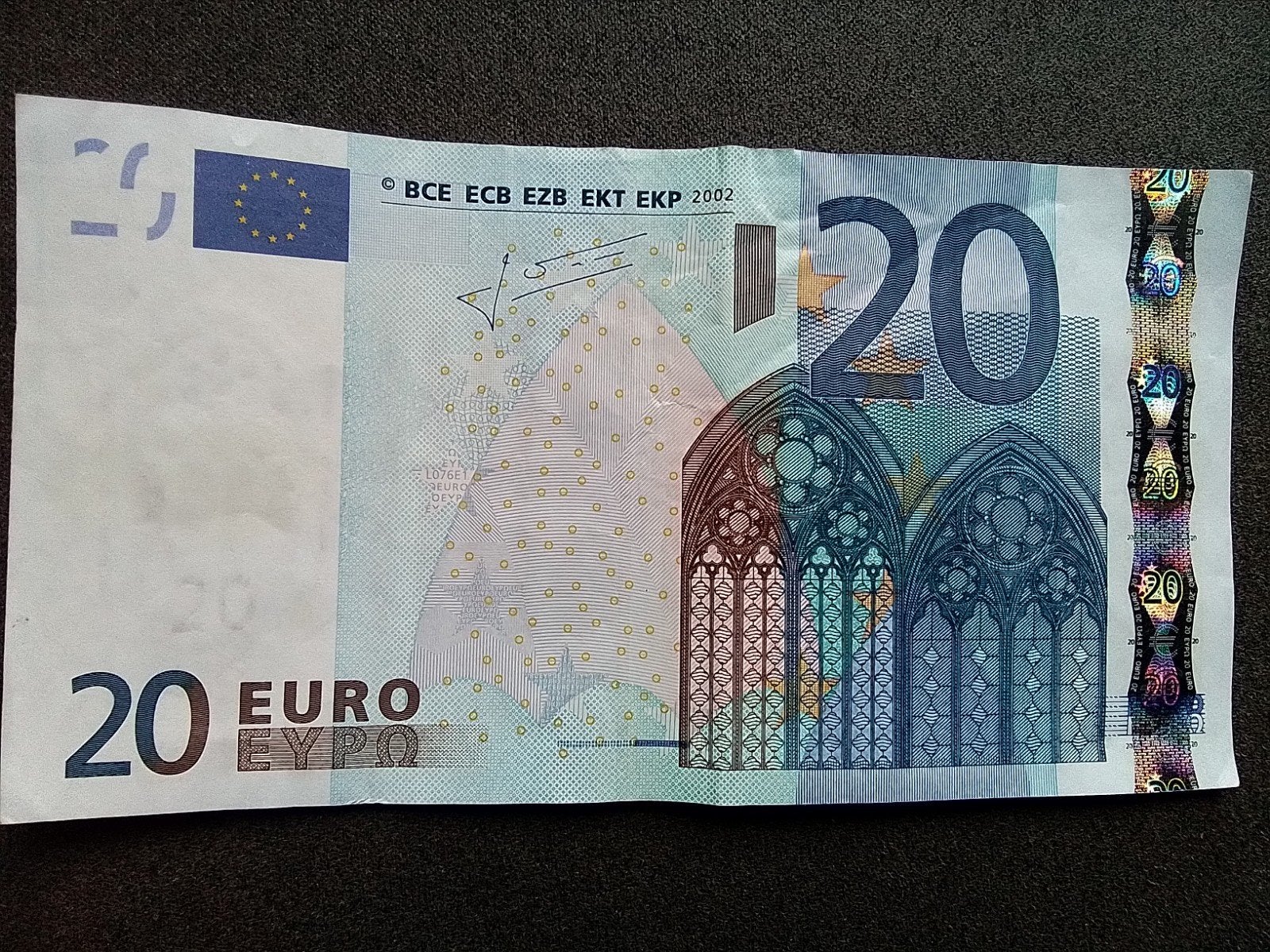 Oud eurobiljet Frankrijk 2002 en meer eurobiljeten, Postzegels en Munten, Bankbiljetten | Europa | Eurobiljetten, Ophalen of Verzenden