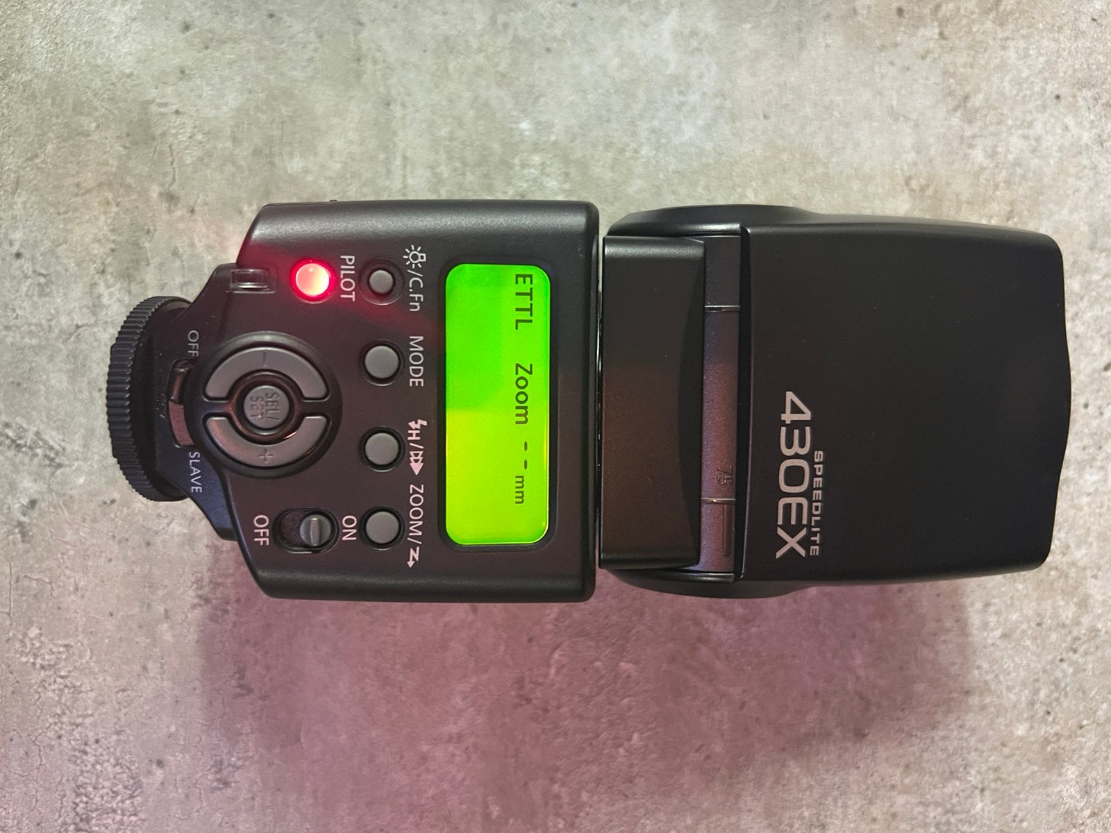 Canon flitser 430 EX, Ophalen of Verzenden, Gebruikt, Canon