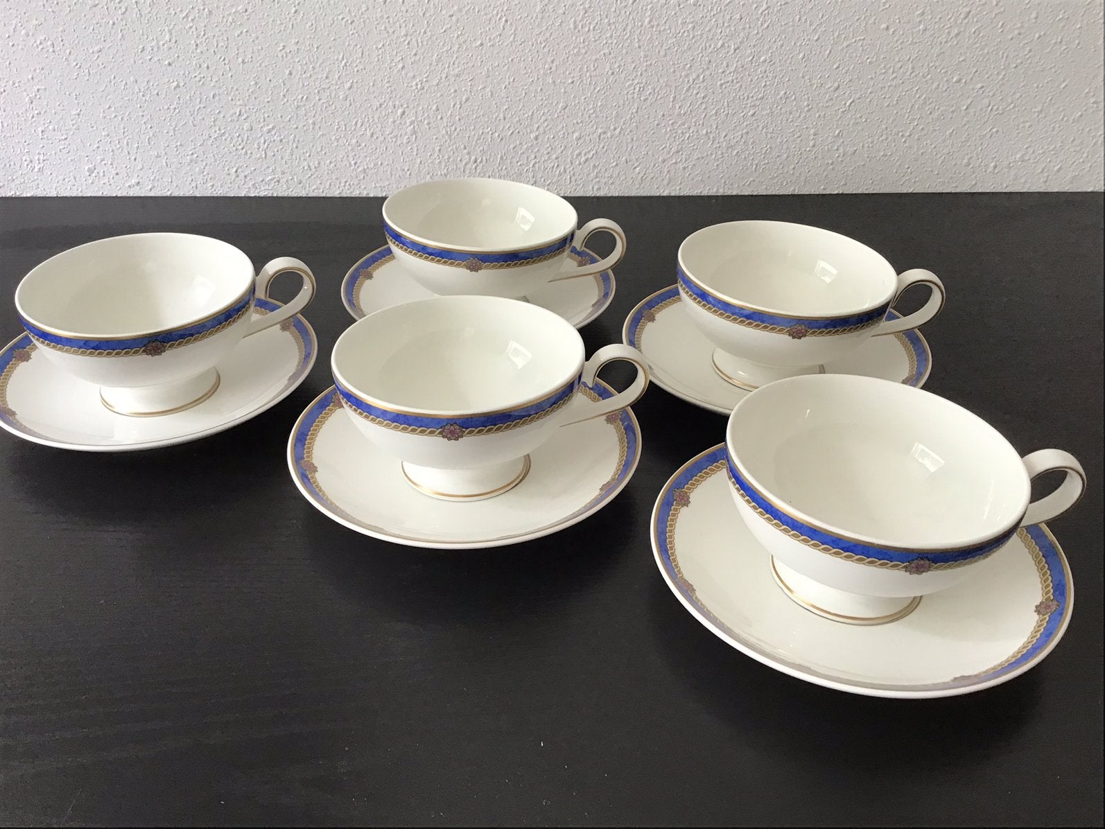5 x Villeroy en Boch, kop en schotel Louisiana, Ophalen of Verzenden