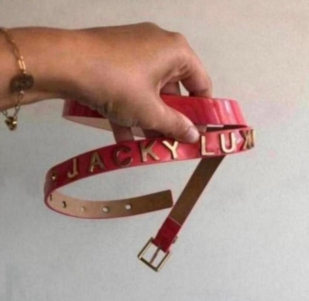 Roze riem / ceintuur van jacky luxury, maat s, Kleding | Dames, Riemen en Ceinturen, Ophalen of Verzenden, Zo goed als nieuw