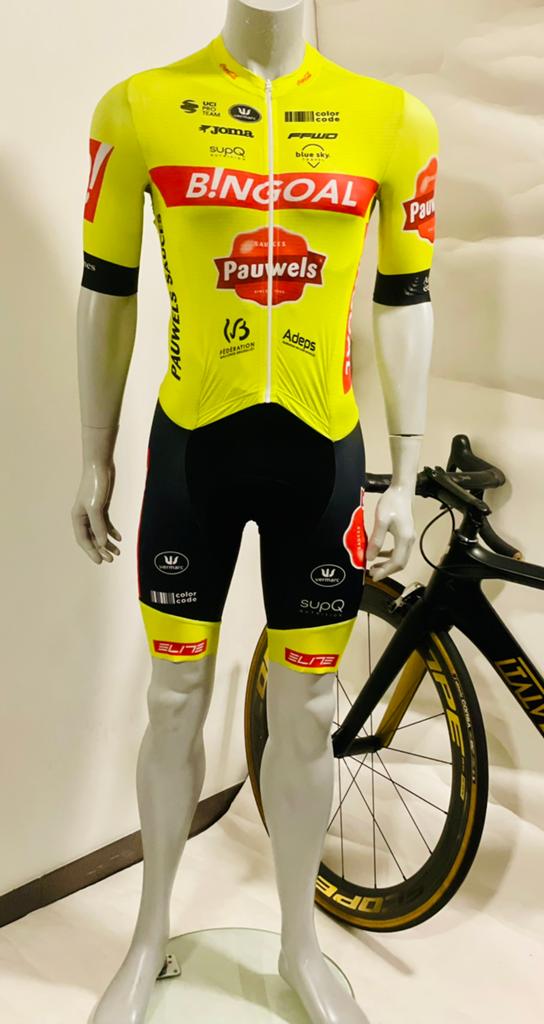 Wielrenkleding wielrenpak snelpak speedsuit maat M Vermarc, Ophalen of Verzenden, Zo goed als nieuw, Bovenkleding, Heren