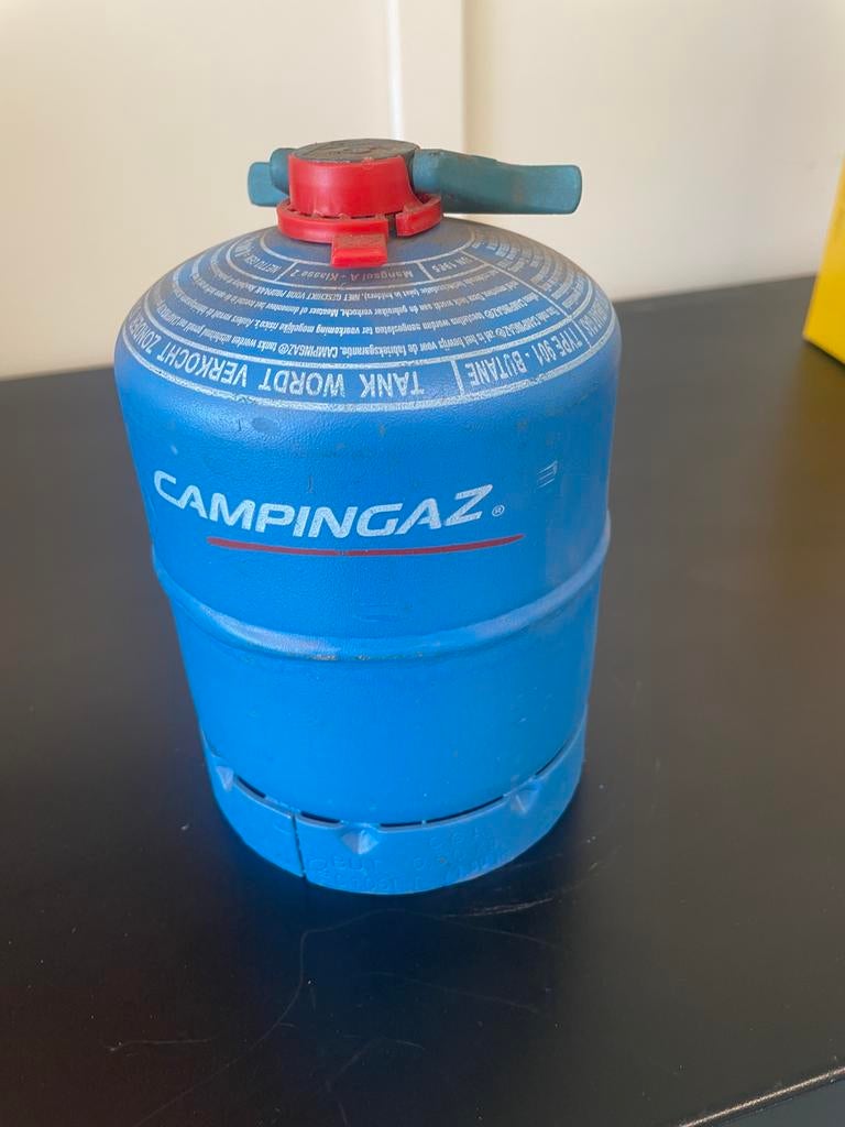 Campingaz 901 gasflesje, butaan 400gr, Caravans en Kamperen, Kampeeraccessoires, Ophalen, Gebruikt