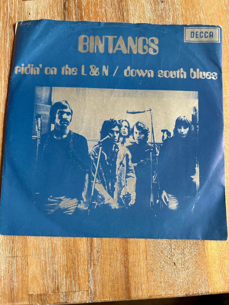 Bintangs - Ridin' on the L & N / Down South Blues Single, Originele persing, Ophalen of Verzenden, Gebruikt, Rock en Metal