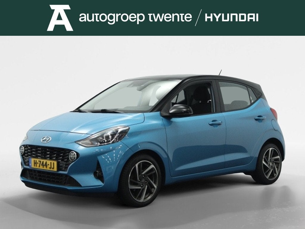 Hyundai i10 1.0 Premium | Navigatie | Camera | Climate contr, Auto's, Hyundai, 12 maanden, Stof, Gebruikt, 899 kg