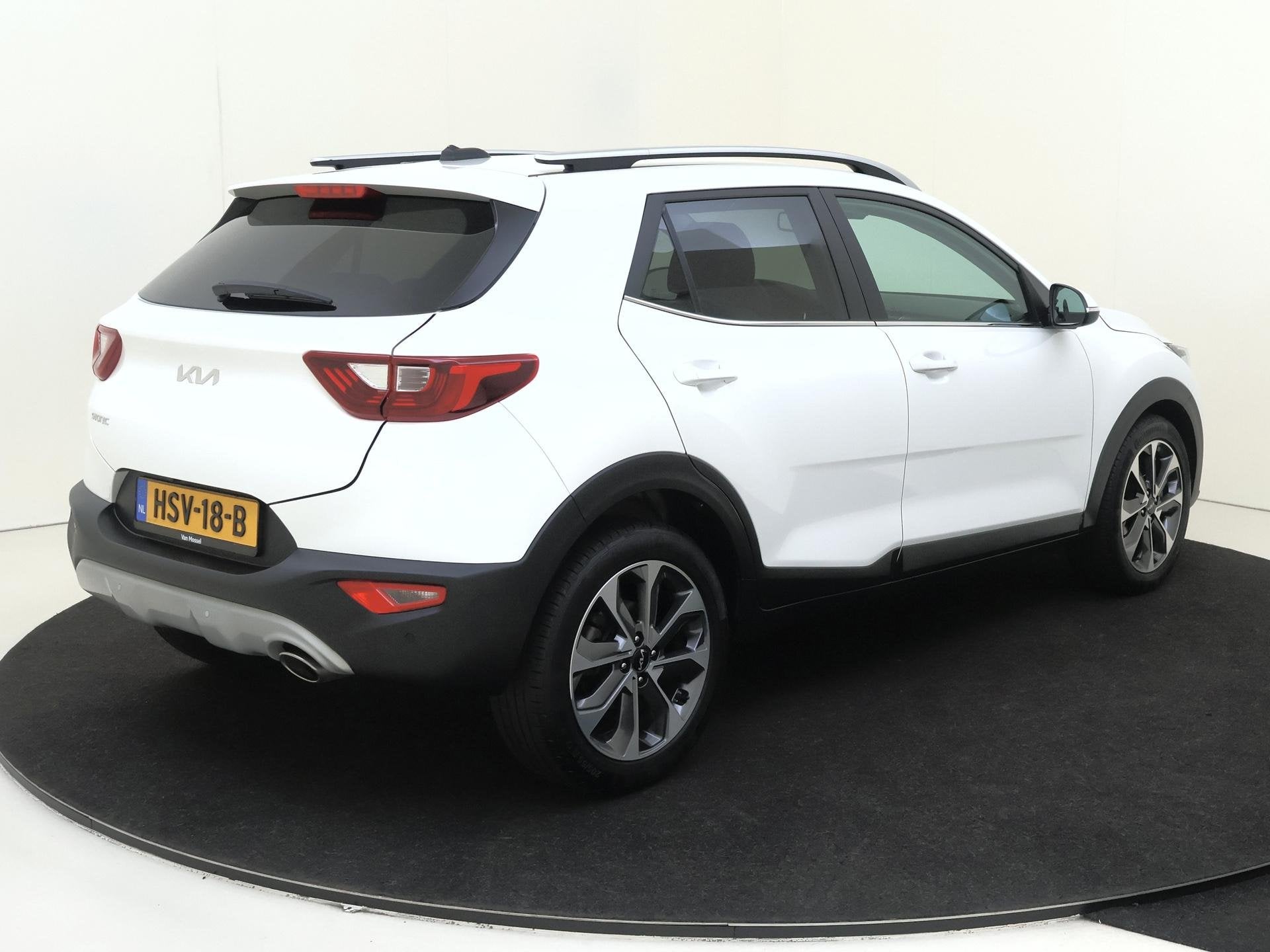 Kia Stonic 1.0 T-GDi MHEV GT-Line 100PK | Automaat | Apple &, Auto's, Dealer onderhouden, Gebruikt, Euro 6, Leder en Stof