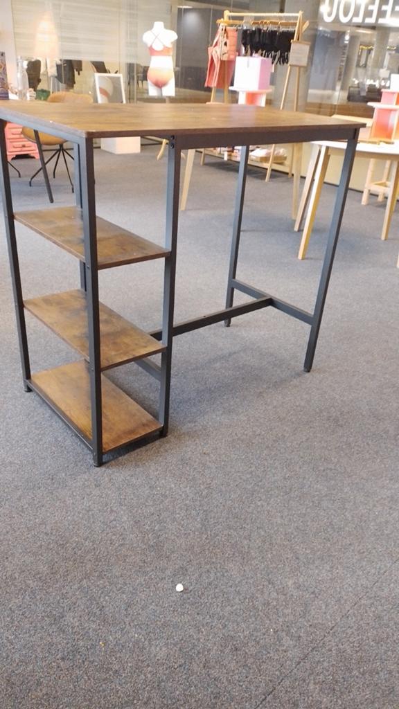 Bartafel met opbergvakken - 109x60x100 cm, Ophalen