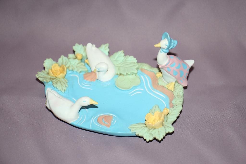 zeepbakje 90s Beatrix Potter Jemima Puddleduck, Ophalen of Verzenden, Gebruikt, Blauw, Overige typen
