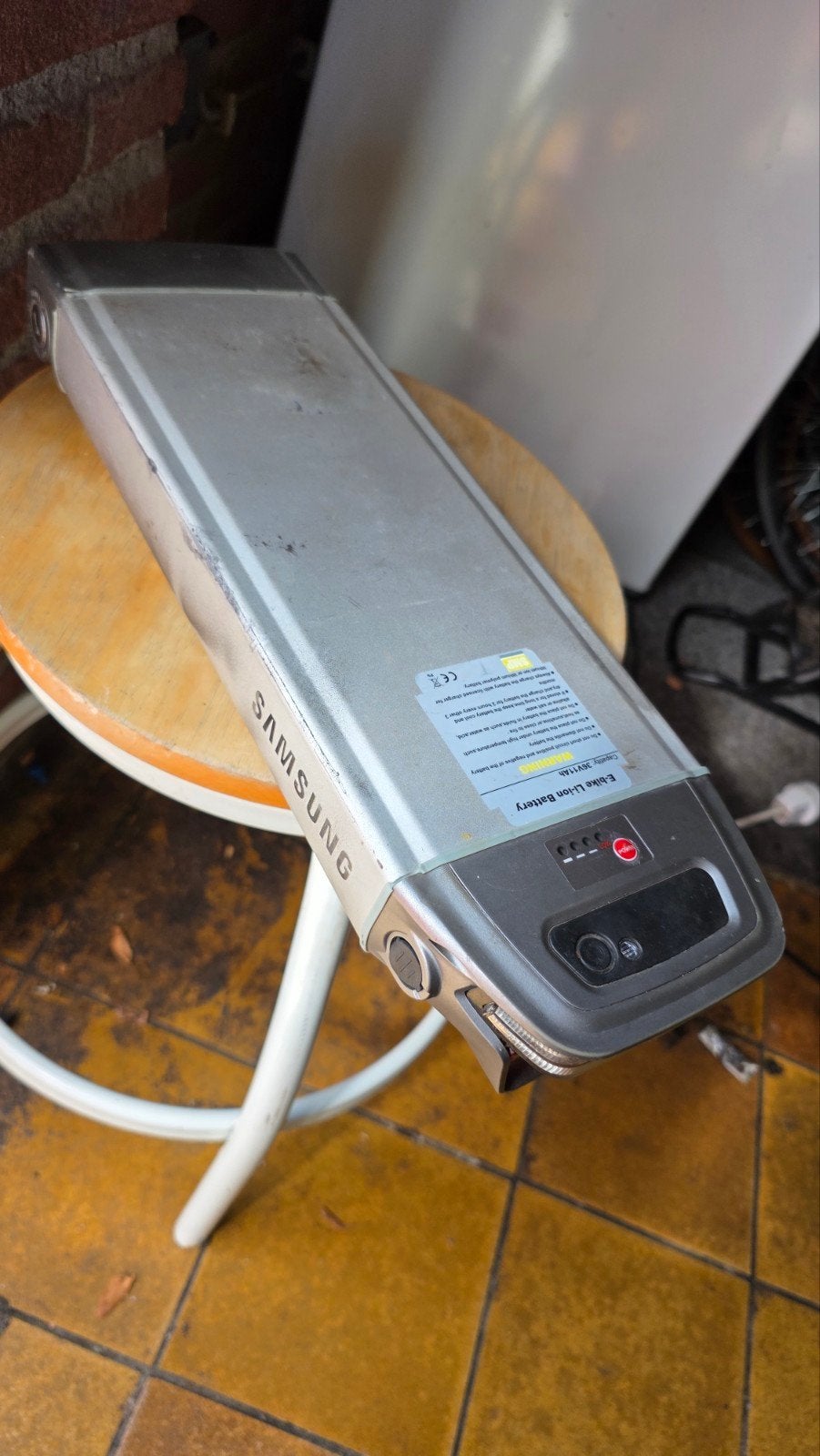 Elektrische fiets accu Samsung 36Vt, Fietsen en Brommers
