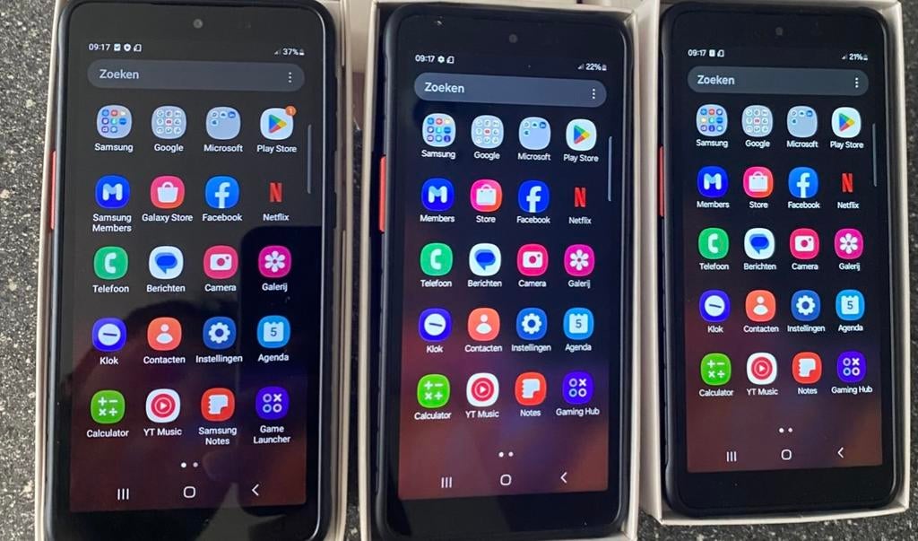 Samsung Xcover 5 met doos, Telecommunicatie, Mobiele telefoons | Samsung, Ophalen, Overige modellen, Zwart, Zo goed als nieuw