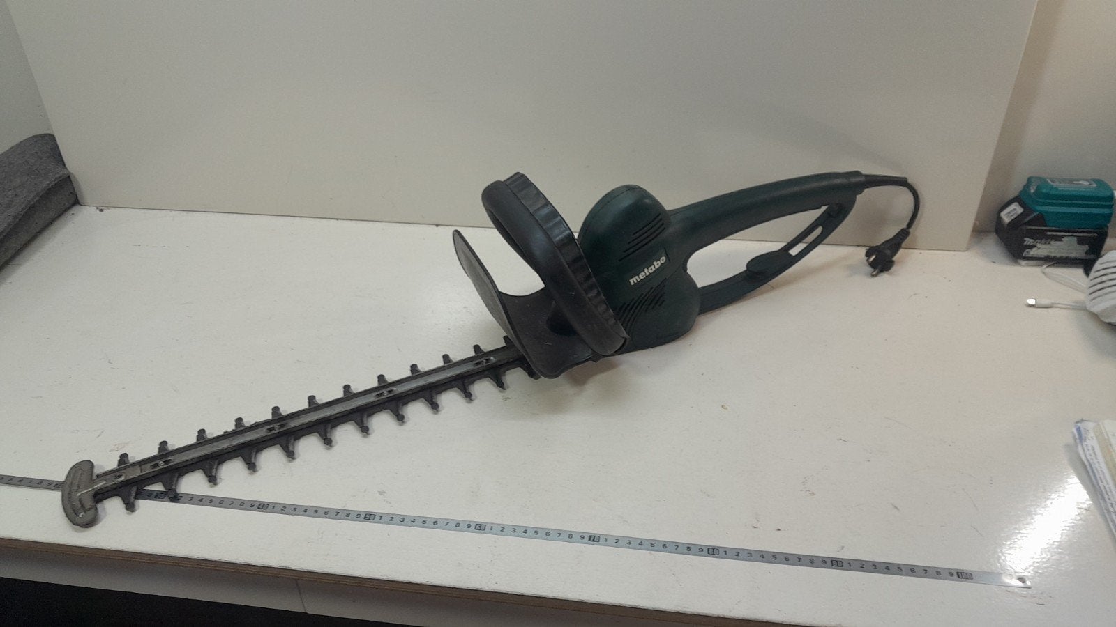 metabo heggenschaar op stroom 230 volt heggeschaar hegschaar, Ophalen, Gebruikt, Elektrisch, Metabo