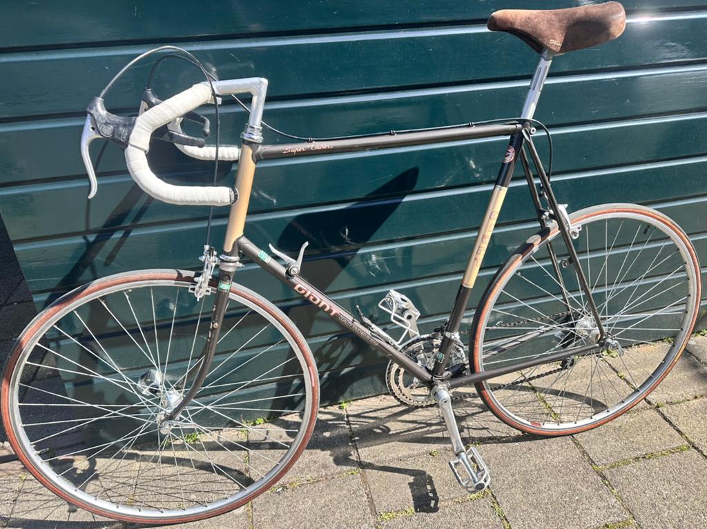 Giant Super Tourer by Koga 66 frame 1985 topstaat Hoog frame, 59 cm of meer, Ophalen of Verzenden, Velgrem, Jaren '60 of nieuwer