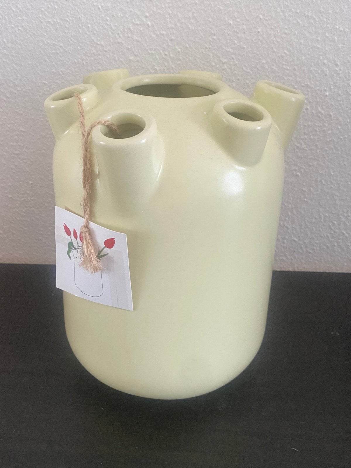 Nieuwe leuke tulpenvaas, Ophalen of Verzenden, Zo goed als nieuw