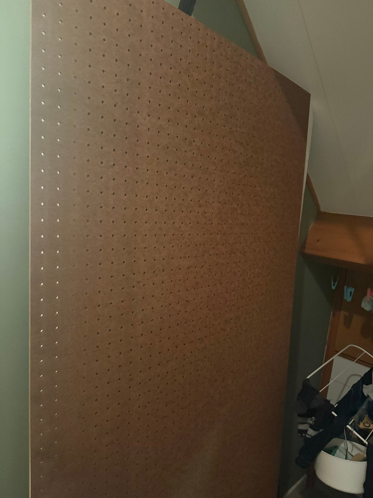 Grote pegboard / hardboard plaat met gaatjes, Ophalen, Minder dan 25 mm, Overige typen, Nieuw